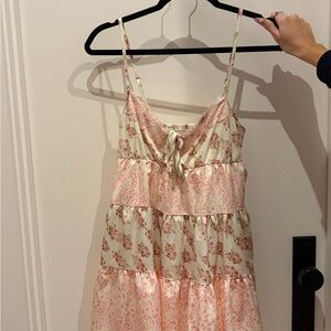 SHEIN Pink Floral Mini Dress